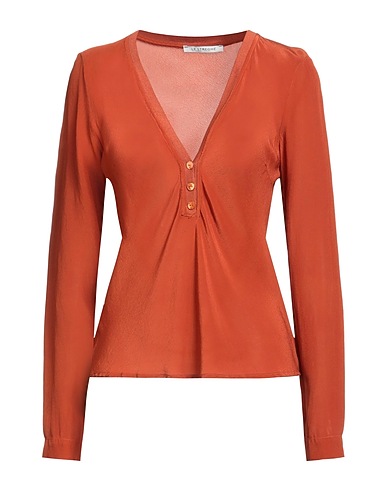 LE STREGHE Top Ruggine 100% Viscosa