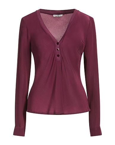 LE STREGHE Top VIOLA SCURO 100% Viscose