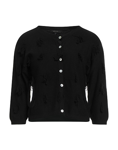 KOCCA Cardigan Nero 50% Viscosa, 27% Poliestere, 23% Poliammide