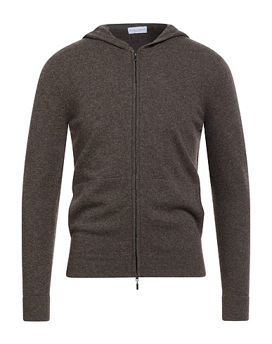 MAX TONSO Cardigan Dark brown 100% Cashmere