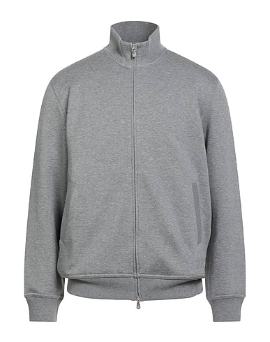 BRUNELLO CUCINELLI Sweatshirt Grey 65% Cotton, 24% Polyamide, 7% Cashmere, 4% Silk, Elastane
