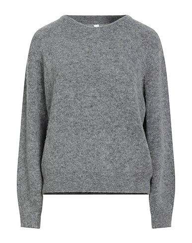 TENSIONE IN Pullover Grigio 48% Lana di alpaca, 28% Poliammide, 21% Lana, 3% Elastan