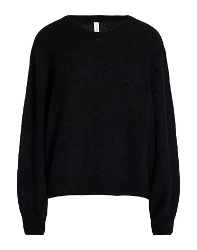 TENSIONE IN Jumper Black 48% Alpaca wool, 28% Polyamide, 21% Wool, 3% Elastane