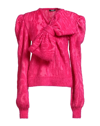 BALMAIN Πουλόβερ Ματζέντα 56% Παρθένο μαλλί, 30% Μάλλινο μοχέρ, 12% Πολυαμίδη, 2% Μαλλί