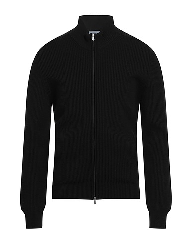 GRAN SASSO Pullover mit Zipper  Schwarz 80% Schurwolle, 10% Viskose, 10% Kaschmir
