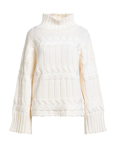 COMPAGNIA ITALIANA Polo neck White 100% Wool