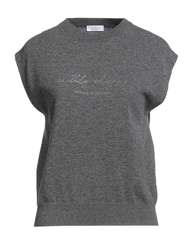 BRUNELLO CUCINELLI Jumper Charcoal 60% Virgin Wool, 30% Cashmere, 10% Silk