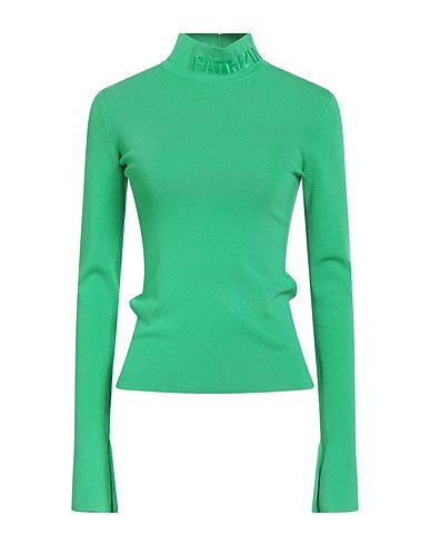 PATRIZIA PEPE Turtleneck Green 37% Lyocell, 28% Viscose, 20% Polyamide, 13% Cotton, 2% Elastane