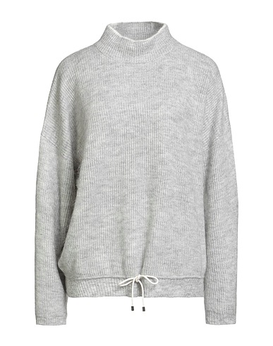 BRUNELLO CUCINELLI Turtleneck Light grey 50% Mohair wool, 36% Polyamide, 14% Wool
