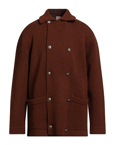 H953 Cardigan Brown 100% Wool