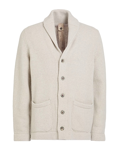 H953 Cardigan Light grey 100% Merino Wool