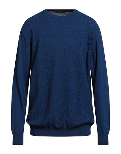 HARMONT & BLAINE Sweater Blue 40% Wool, 30% Viscose, 20% Polyamide, 10% Cashmere