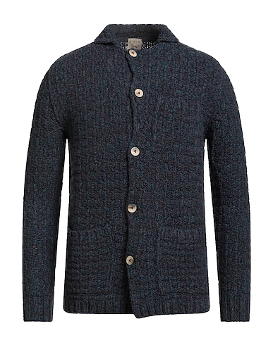 H953 Cárdigan Azul marino Lana Merina