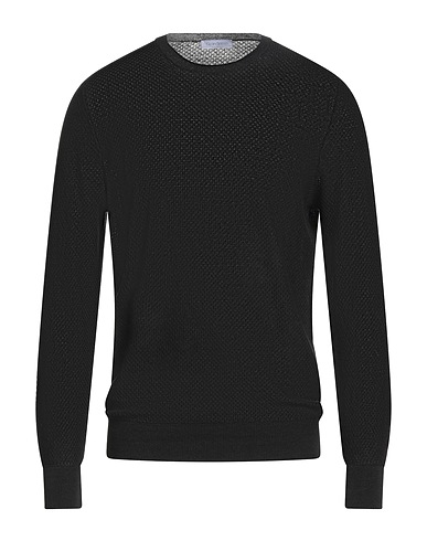 GRAN SASSO Sweater Black 68% Linen, 32% Cotton