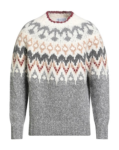 BRUNELLO CUCINELLI Kaschmirpullover  Off white 100% Kaschmir
