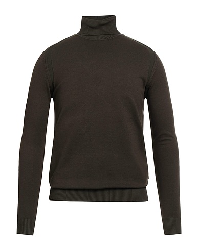OUT/FIT Turtleneck Dark green 65% Viscose, 35% Polyamide