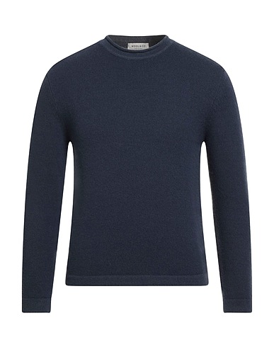 WOOL & CO Jumper Slate blue 100% Merino Wool