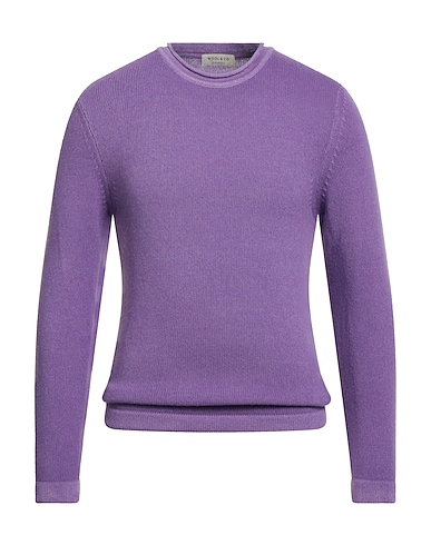 WOOL & CO Pullover Viola 100% Lana Merino