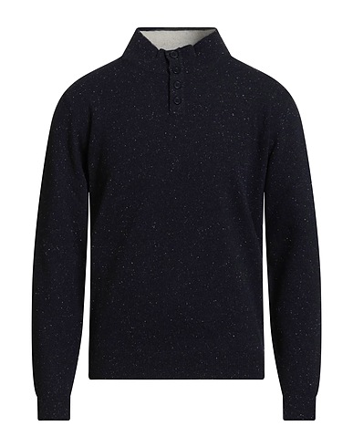 WOOL & CO Pullover Blu navy 100% Lana Merino