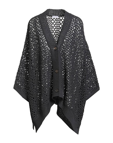BRUNELLO CUCINELLI Cardigan Black 80% Cotton, 20% Polyamide