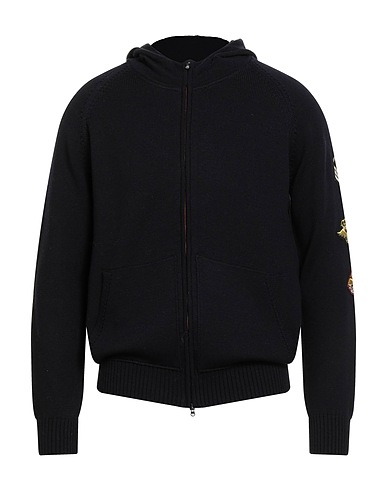 H953 Cardigan Bleu nuit 100% Laine mérinos