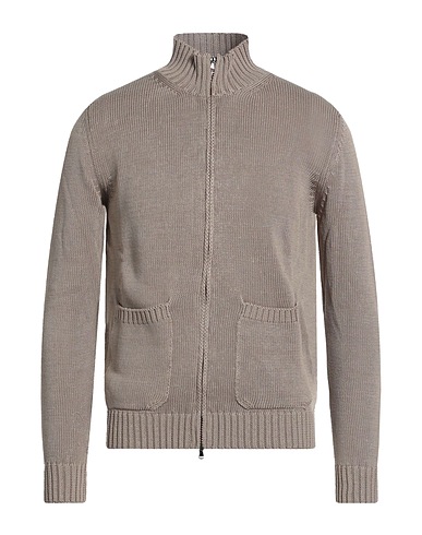 H953 Cardigan Light brown 100% Cotton