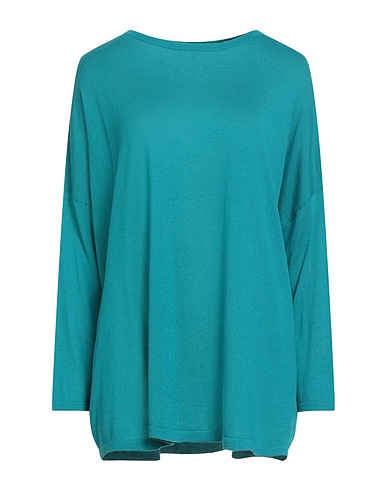 KANGRA Jumper Turquoise 85% Silk, 15% Cashmere