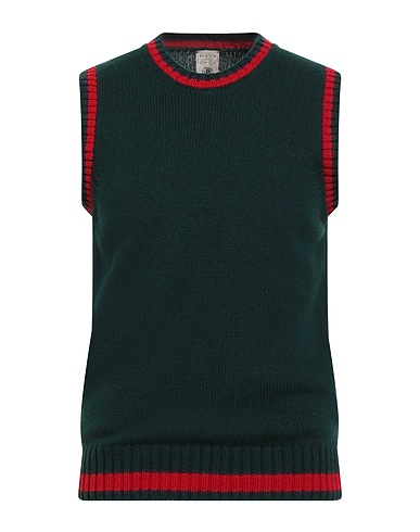 H953 Pullover Dunkelgrün 100% Merinowolle