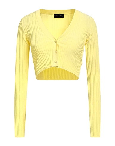 ROBERTO COLLINA Cardigan Jaune 83% Viscose, 17% Polyester