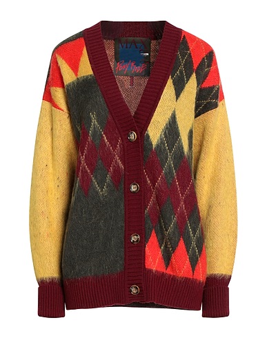 MAX&Co. Cardigan PONY RIDE Burgundy 46% Acrylic, 27% Virgin Wool, 14% Polyamide, 13% Mohair wool