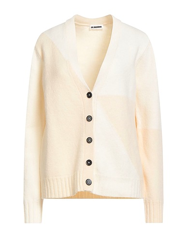 JIL SANDER Cardigan Cream 100% Wool