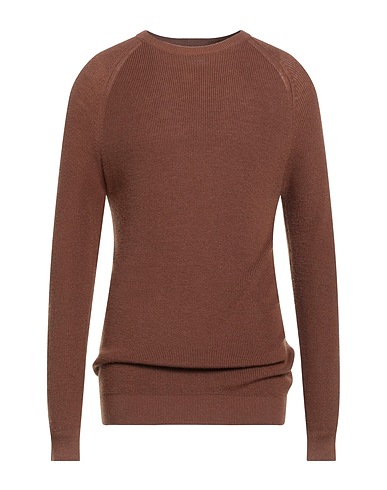 OVER/D Sweater Brown Polyester, Acrylic, Wool