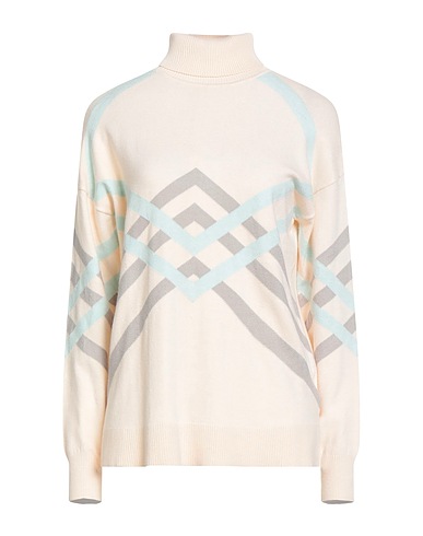 CORTE dei GONZAGA Turtleneck INTRECCIO Light pink 50% Viscose, 30% Polyester, 20% Polyamide