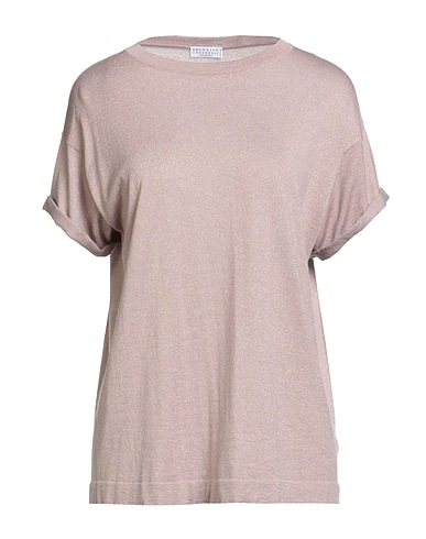 BRUNELLO CUCINELLI Maglia in Cachemire Cipria 51% Cachemire, 22% Seta, 20% Poliammide, 7% Poliestere metallizzato