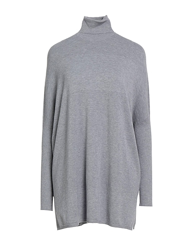 LE STREGHE Polo neck TRICOT Grey 50% Viscose, 27% Polyester, 23% Nylon