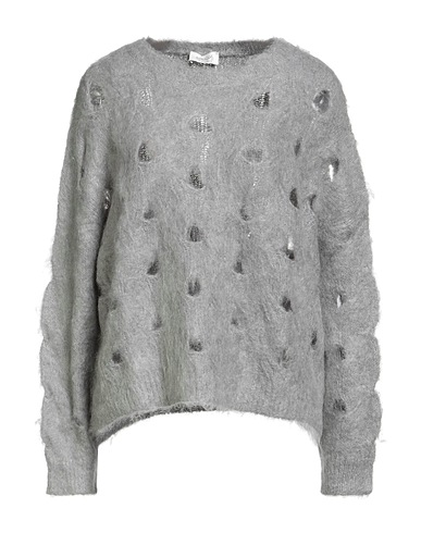 LE STREGHE Jumper TRICOT Grey 26% Mohair wool, 26% Wool, 25% Acrylic, 21% Polyamide, 2% Elastane