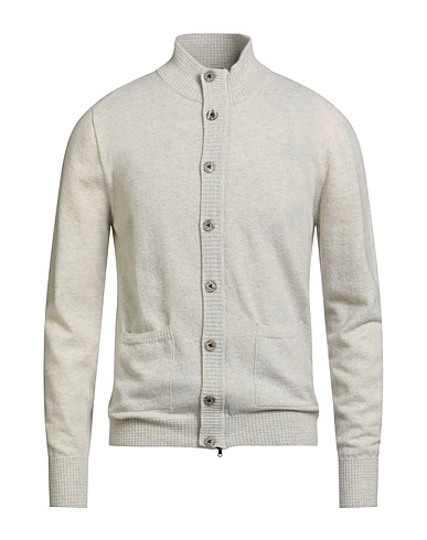 H953 Cardigan Light grey 100% Merino Wool