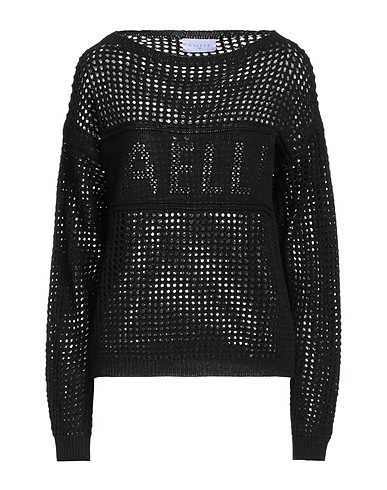 GAëLLE Paris Jumper Black 49% Acrylic, 49% Cotton, 2% Metallic fiber