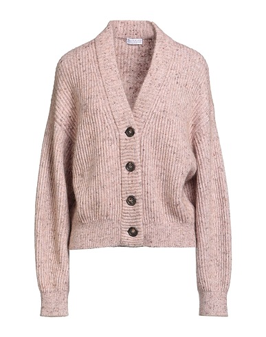 BRUNELLO CUCINELLI Cardigan Antique rose 53% Wool, 29% Polyamide, 13% Mohair wool, 5% Linen