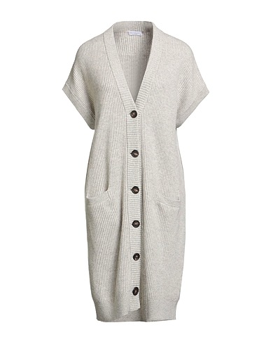 BRUNELLO CUCINELLI Cardigan Light grey 100% Cashmere