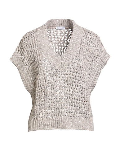 BRUNELLO CUCINELLI Sweater 36% Silk, 34% Linen, 17% Polyamide, 13% Polyester