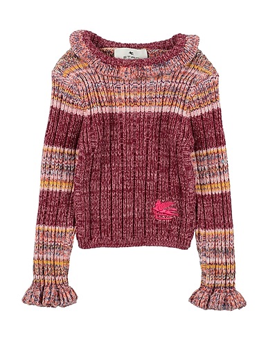 ETRO Polo neck Garnet 85% Cotton, 15% Wool, Viscose