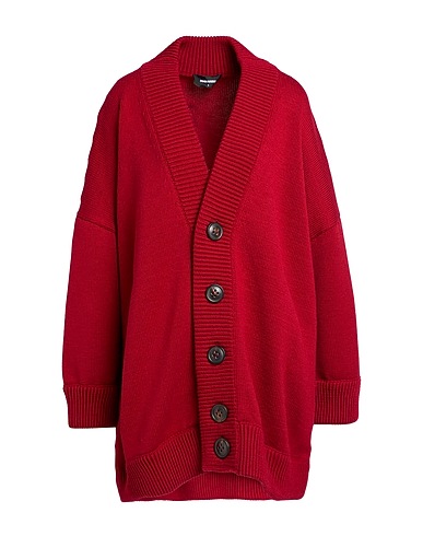 DSQUARED2 Cardigan Burgundy 100% Wool