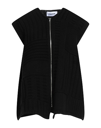 HACHE Cardigan Black 92% Wool, 8% Cashmere