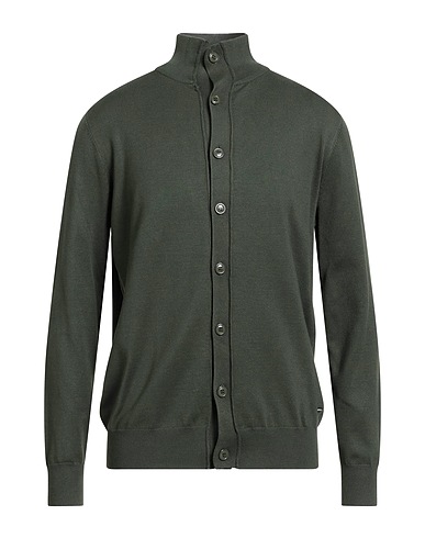 TAKE-TWO Cardigan Verde militare 80% Viscosa, 20% Nylon