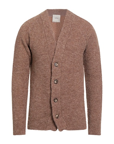 THE AMHANTE Cardigan Brown 42% Alpaca wool, 40% Wool, 16% Polyamide, 2% Elastane