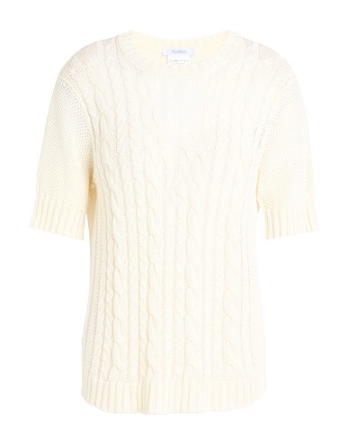 MAX MARA Sweater Ivory 100% Linen