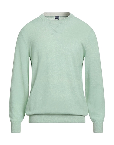 FEDELI Maglia in Cachemire Verde chiaro 70% Cachemire, 30% Lino