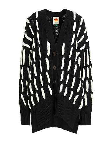 FARM RIO Cardigan Black 79% Acrylic, 14% Polyamide, 7% Polyester