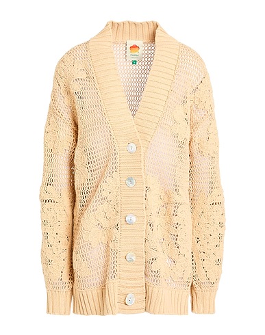 FARM RIO Cardigan Sand 60% Cotton, 40% Acrylic